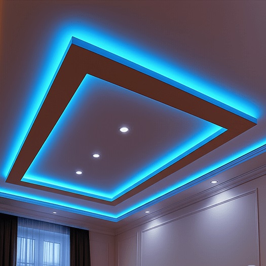 Göztepe led işıklı asma tavan – Led isikli örneği